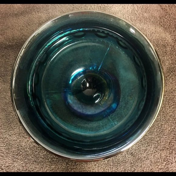 Carnival glass candy dish - Picture 3 of 4